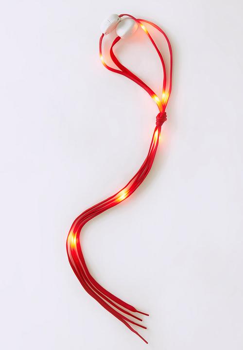 Pop Candy - Light up Shoe laces Red