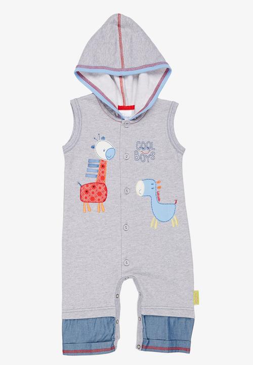 Hooligans - Boys Romper Multi-colour
