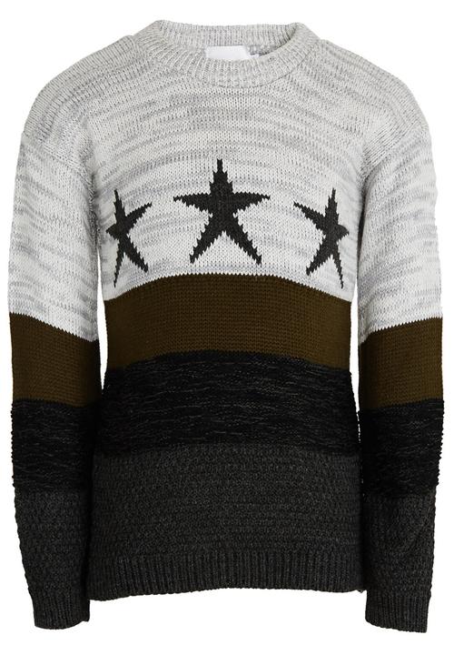 See-Saw - Chunky Boys Jumper Multi-colour