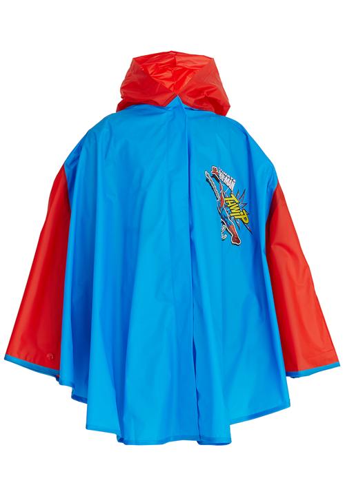 Character Fashion - Spiderman Rain Poncho Multi-colour