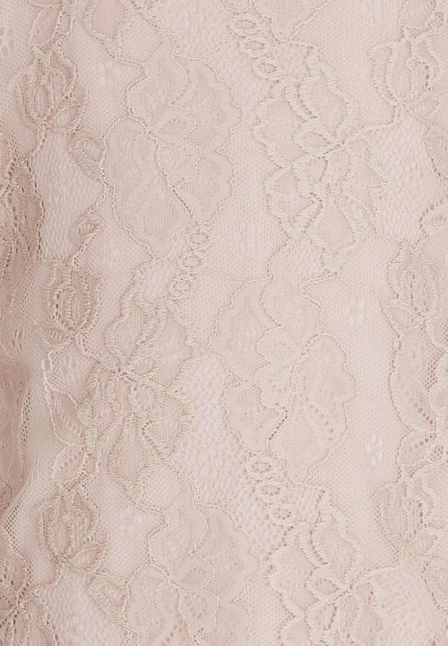 See-Saw - Lace Front Raglan Tee Pale Pink