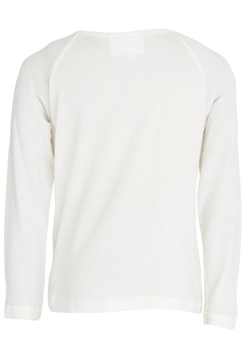 See-Saw - Lace Front Raglan Tee Milk