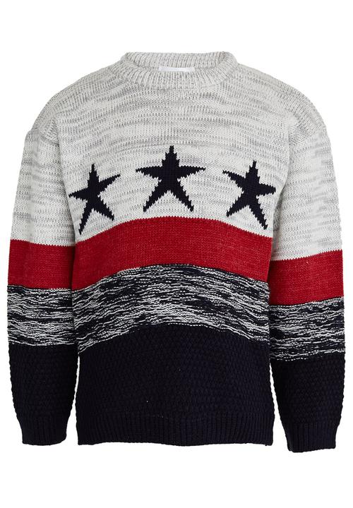 See-Saw - Chunky Boys Jumper Multi-colour