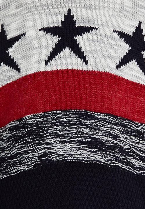 See-Saw - Chunky Boys Jumper Multi-colour