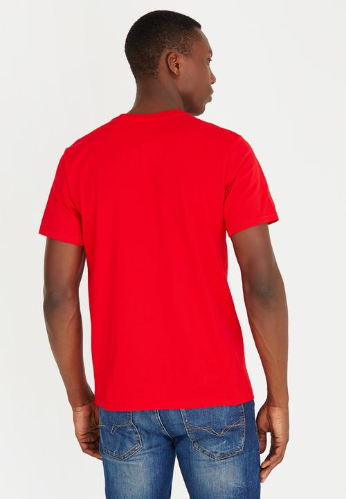 Converse - Wordmark Dot Fill Tee Red