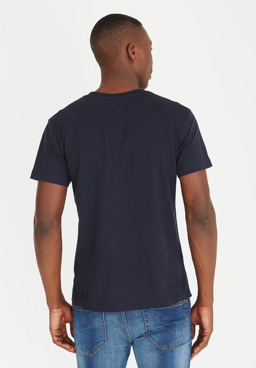 JEEP SPIRIT - Short Sleeve Printed T Shirt Navy