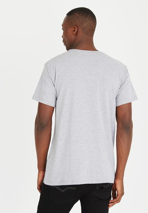 JEEP SPIRIT - Short Sleeve Printed T Shirt Grey Melange