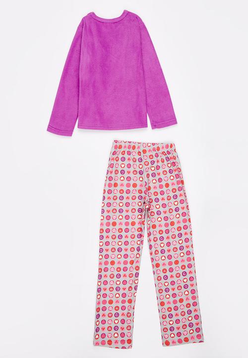 Twin Clothing - Girls Combo PJ Set Multi-colour