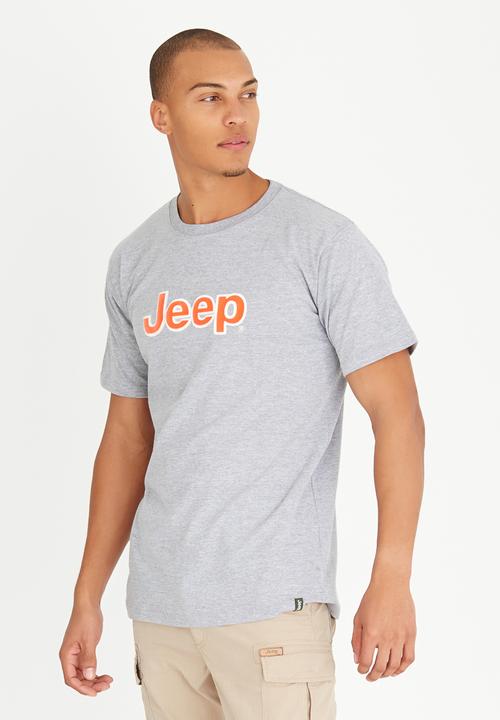 JEEP - Applique Tee Grey Melange
