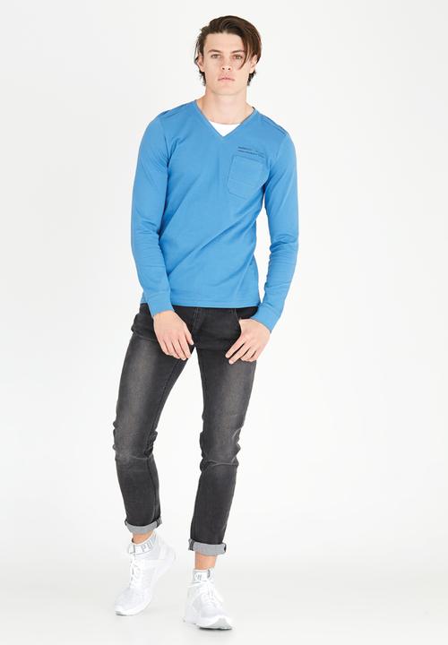 Dissident - Veyer Tshirt Mid Blue