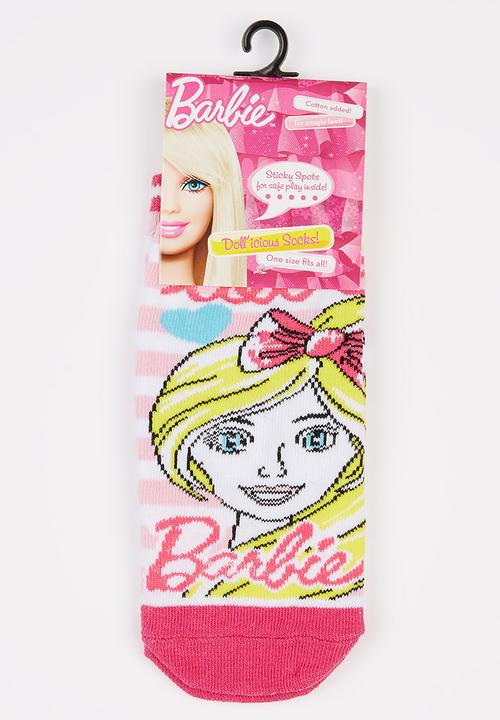 Character Fashion - Barbie Slipper Socks  Multi-colour
