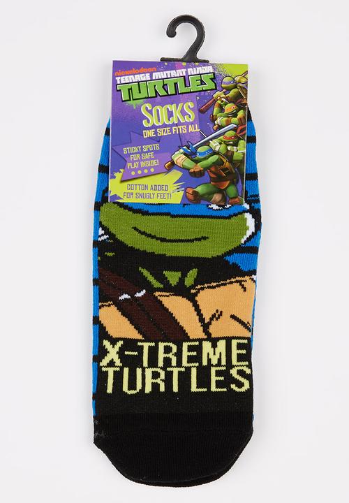 Character Fashion - Turtles Slipper Sock Multi-colour