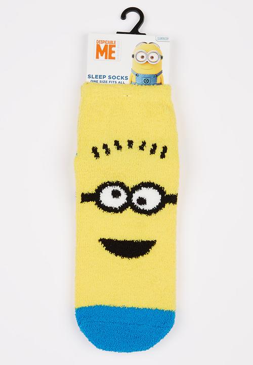 Character Fashion - Minions Sleep Socks Yellow