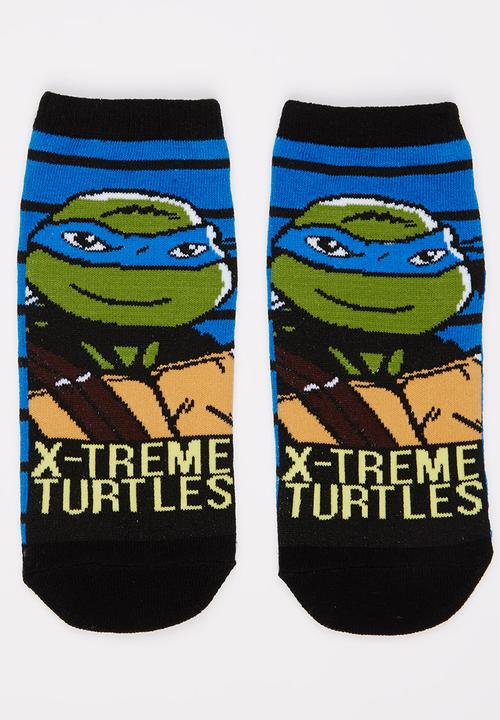 Character Fashion - Turtles Slipper Sock Multi-colour