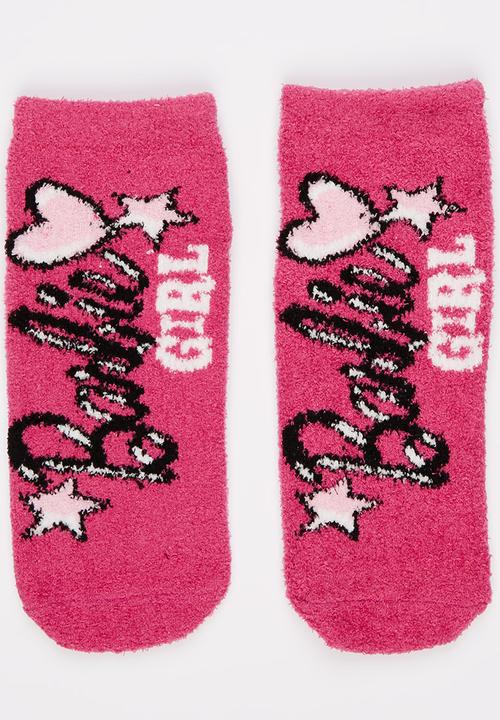 Character Fashion - Barbie Sleep Socks Mid Pink