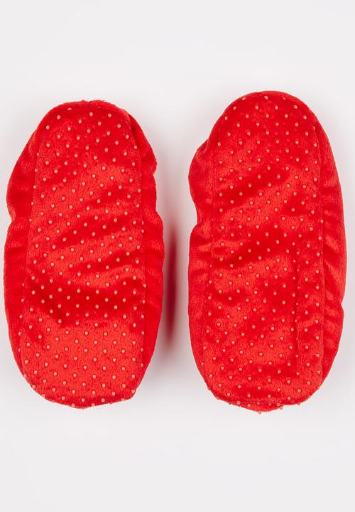 Character Fashion - Cars Sherpa Slippers Red