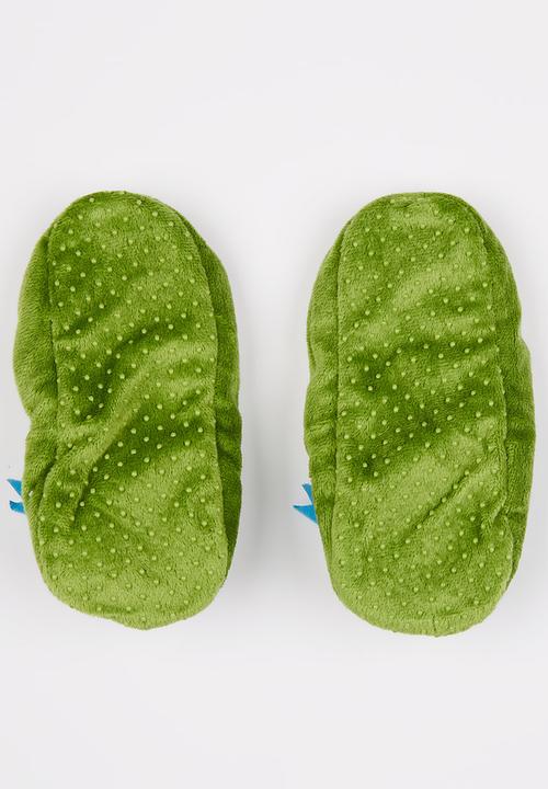 Character Fashion - Turtles Sherpa Slippers Green