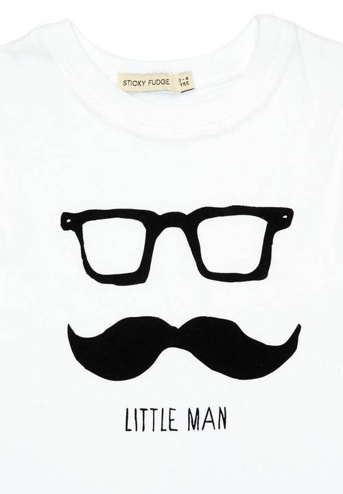 Sticky Fudge - T-shirt with sunglass print