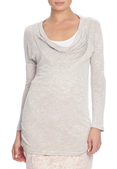 Yes - Cowl-neck long-sleeve top