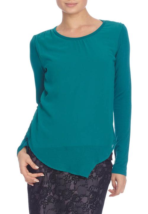 Yes - Chiffon and knit combo