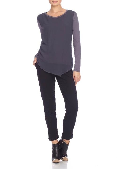 Yes - Chiffon and knit combo