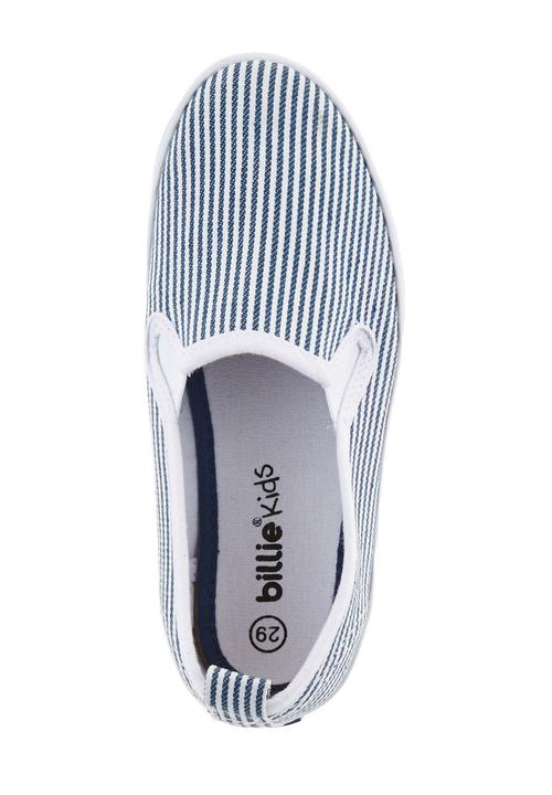 Billie Kids - Navy and white pull-on shoes