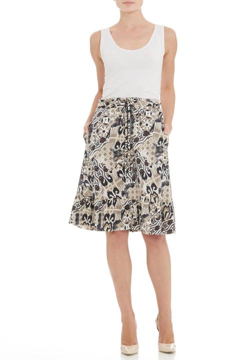AMANDA LAIRD CHERRY - Pato aztec printed skirt