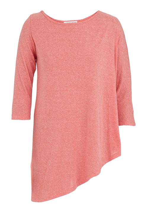 Megalo - 3/4 sleeve poncho  Coral