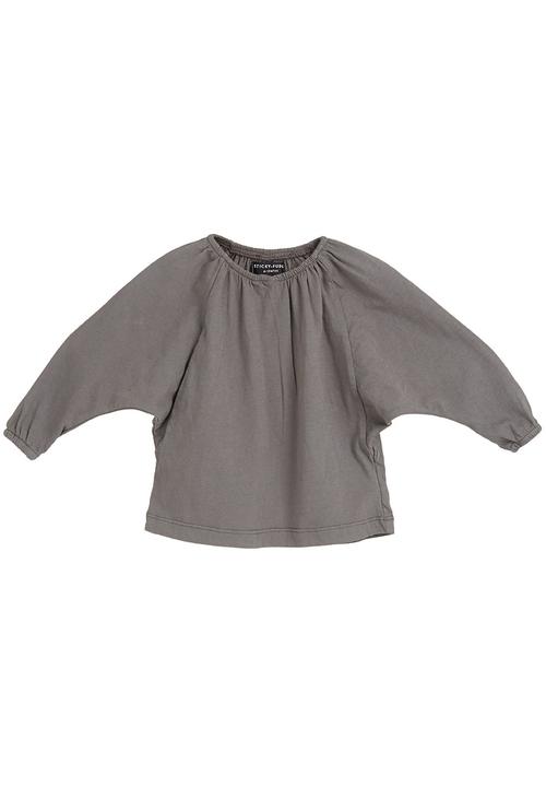 Sticky Fudge - Batwing top Dark Grey