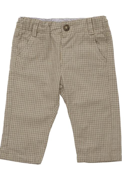 Sticky Fudge - Checked grandpa pants Stone/Beige