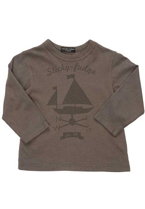 Sticky Fudge - Long-sleeved top Brown