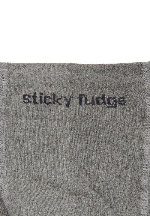 Sticky Fudge - Leggings with contrast detail Grey