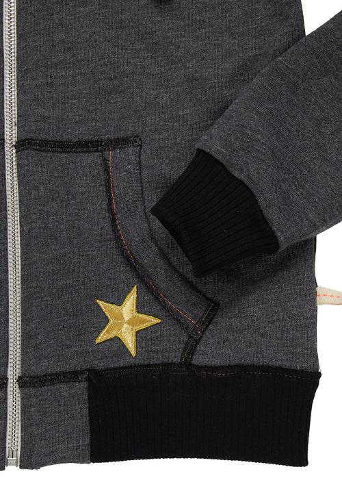Adeva - Hooded sweater Grey
