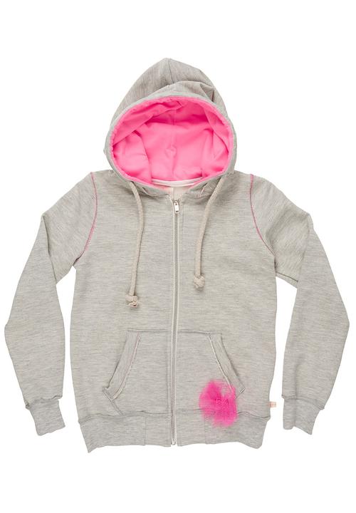 Adeva - Hooded sweat top Grey (pale grey)