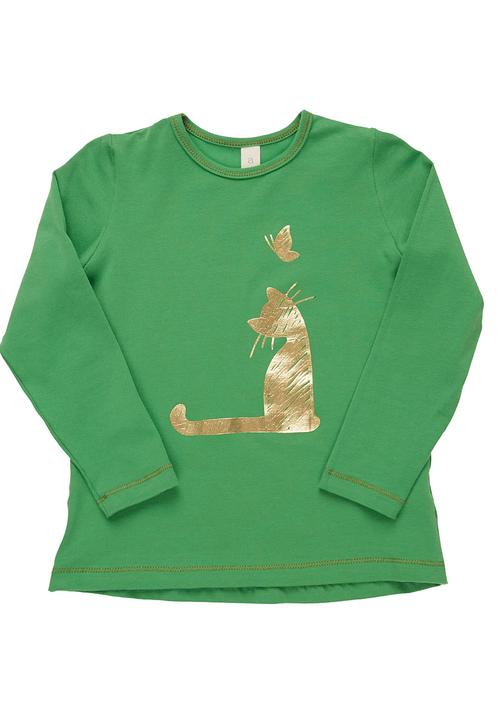 Adeva - Long-sleeved printed T-shirt  Green (mid green)