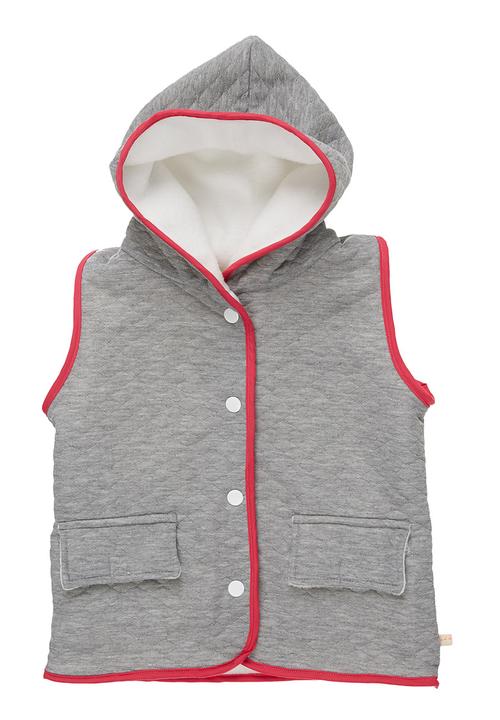 Adeva - Sleeveless puffer jacket Grey (pale grey)