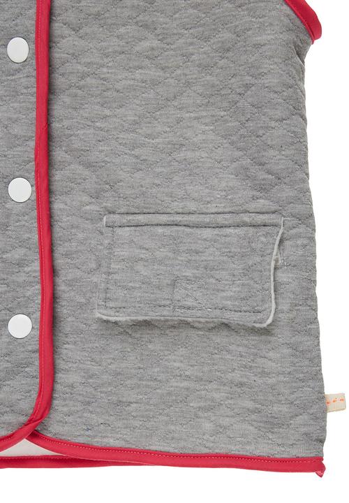 Adeva - Sleeveless puffer jacket Grey (pale grey)