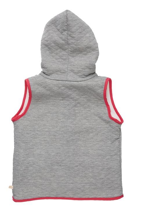 Adeva - Sleeveless puffer jacket Grey (pale grey)