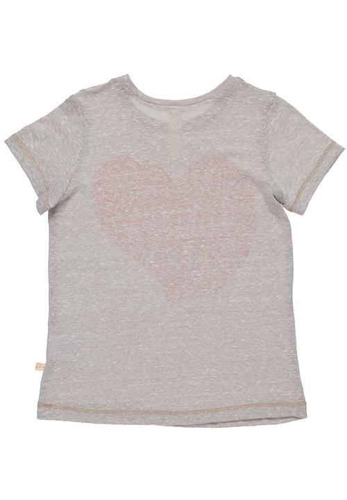 Adeva - Printed T-shirt Pale grey
