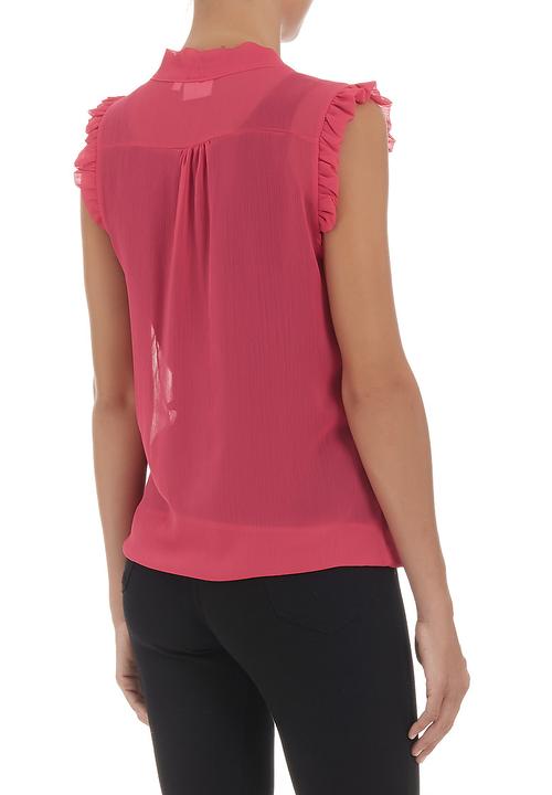 edit - Pussy-bow blouse Mid Pink