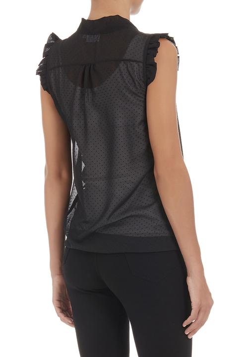 edit - Pussy-bow blouse Black