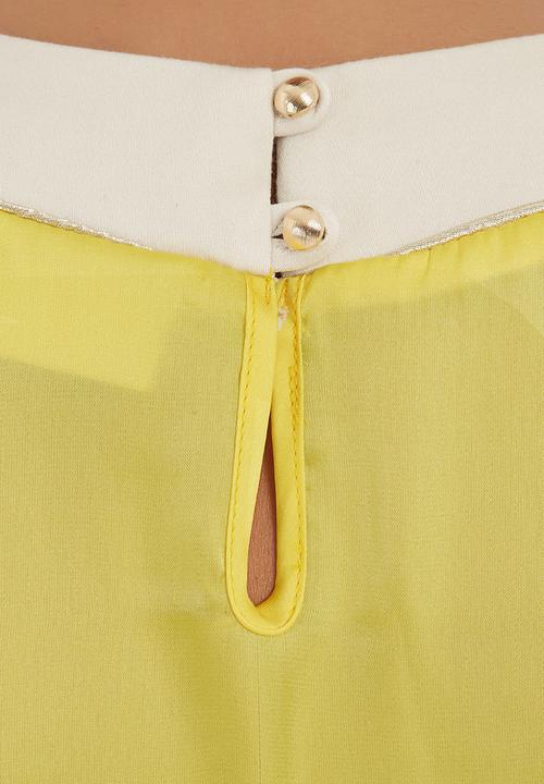 edit - Colourblocked blouse Yellow
