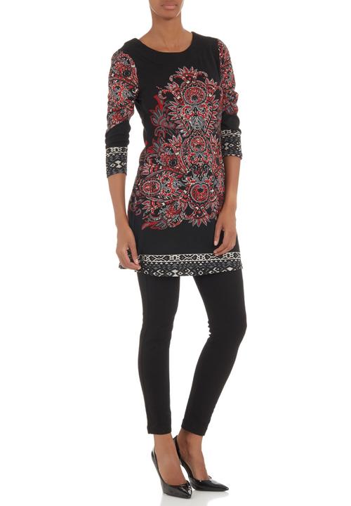 Revenge - Printed tunic Red