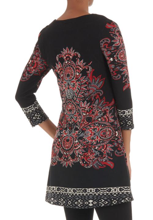 Revenge - Printed tunic Red