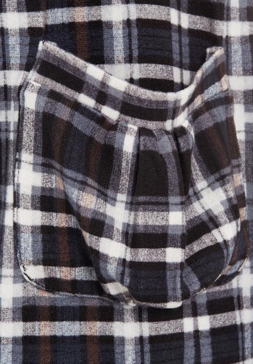 Revenge - Checked tunic grey