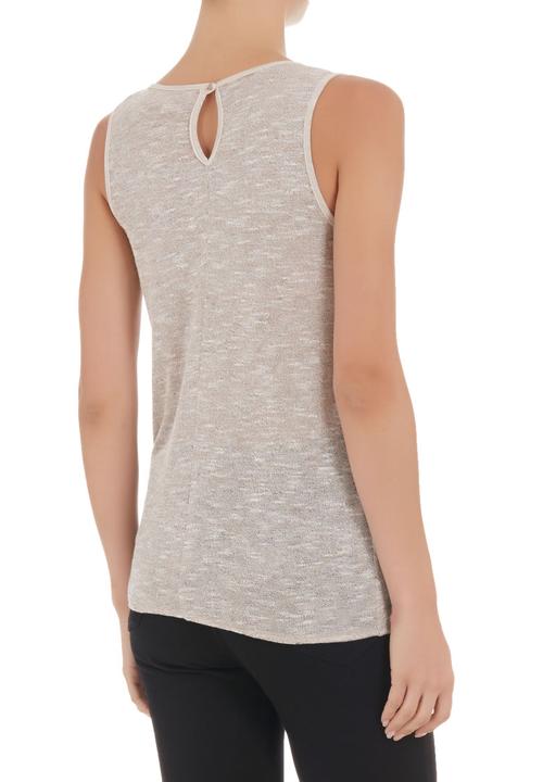edit - Knit and mesh combo top