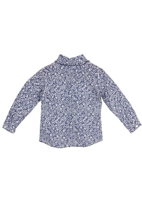 POLO - Floral shirt Navy