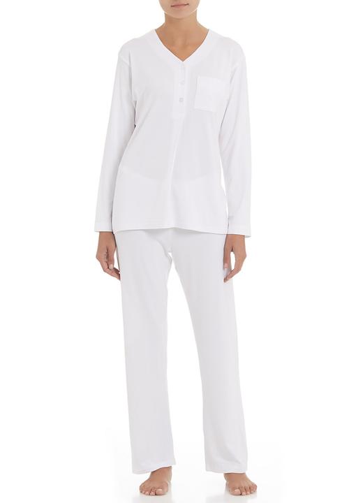 White Mischief - Sleep set with buttons White