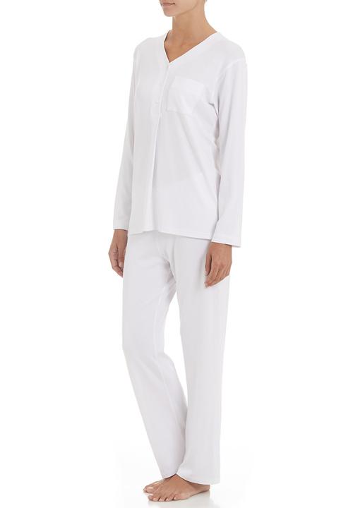 White Mischief - Sleep set with buttons White