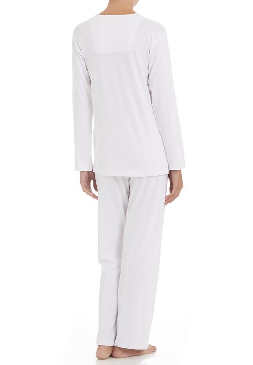 White Mischief - Sleep set with buttons White
